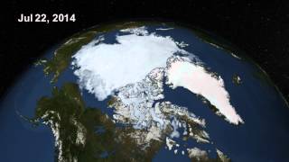 Arctic Sea Ice Summer 2014 [upl. by Cassondra]