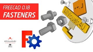 FreeCAD Fasteners Workbench  FreeCAD Thread  FreeCAD Screw Tutorial  FreeCAD Fasteners [upl. by Margarida]