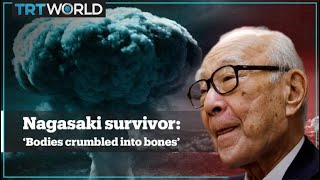 Nagasaki atomic bomb survivor recounts horrific aftermath [upl. by Ehtnax]