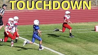 🏈PUNT RETURN TOUCHDOWN at TACKLE FOOTBALL GAME 🏈 [upl. by Amiel424]