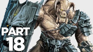 DOOM ETERNAL Walkthrough Gameplay Part 18  GLADIATOR BOSS FIGHT FULL GAME [upl. by Chaves]