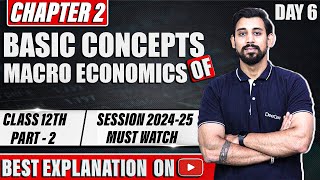 Macroeconomics  Basic concepts of Macroeconomics  Class 12  Part 2 [upl. by Yahsed33]