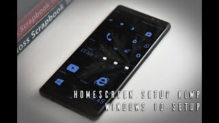 Best Android Setups  Windows 10 KLWP [upl. by Aramoix]