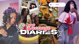 TEENAGE DIARIES 005 ☆ birthday dinner grwm qampa ootd good eats school…etc [upl. by Seravaj]