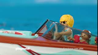 PLAYMOBIL – Les vacanciers avec vedette et moteur submersible [upl. by Buna]