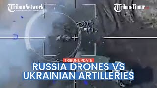 🔴 Compilation of videos Russia drones vs Ukraine artillery [upl. by Assenev303]