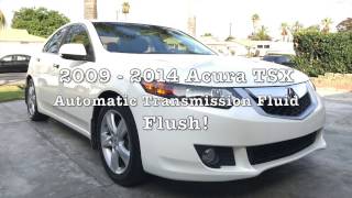 Acura TSX Automatic Transmission Fluid Flush [upl. by Dlareg]