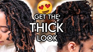 EASY Mini Twists Tutorial with Extensions [upl. by Eillod]