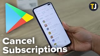 How to Cancel a Subscription in Google Play [upl. by Nnylyma]