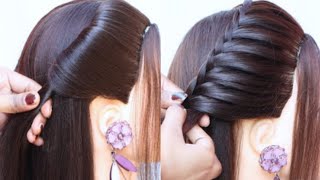 Very Easy Hairstyle  New Hairstyle  Simple Open Hairstyle  Hairstyle for girls  Hairstyles [upl. by Nirraj149]