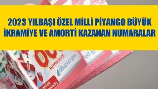 2023 Milli Piyango Çekiliş Sonuçları  Amorti Numaraları  Büyük İkramiye Numarası [upl. by Levesque824]