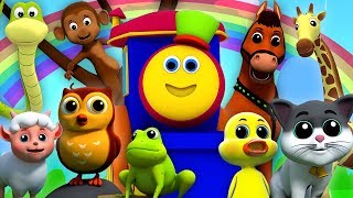 Bob il treno  i Versi degli Animali per bambini  Animal Sounds Song  Kids Tv Italiano [upl. by Aratal900]