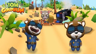 Police Raccoon Gold Run Catch Raccoon Robber ✔️ Talking Tom Gold Run 2021 [upl. by Liew262]