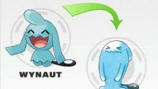 Wynaut evolution to wobbuffet [upl. by Alamat]