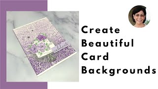 🔴How to Create Beautiful Card Backgrounds with Ink [upl. by Nikola]