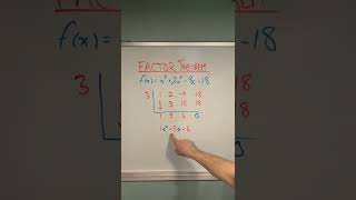 The Factor Theorem Explained with an Example shorts [upl. by Devon171]