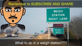 Weigh station procedure explained trucker foryou roadlife youtube [upl. by Royd]