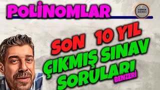 POLİNOM ÇIKMIŞ SORULAR  SON 10 YILIN BENZETİLMİŞ SORULARI  PDF [upl. by Jaquenette]