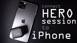 How to Pair  Connect GoPro Hero Session to iPhone  New 2020 [upl. by Cherian]