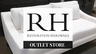 RH Restoration Hardware Outlet Browse With Me Tour [upl. by Falkner]