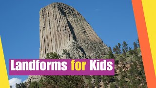 Landforms for Kids  Earths Landforms  Lesson on Landforms for Kids [upl. by Ragas]