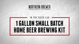 1 Gallon Small Batch Home Beer Brewing Kit Instructions [upl. by Atelahs]