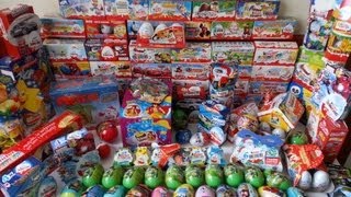 386 Surprise Eggs Kinder Surprise Collection [upl. by Eadwine]