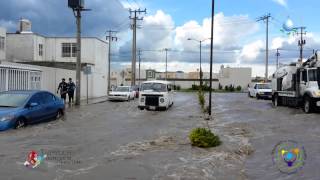 Inundación del Fraccionamiento Haciendas de Tizayuca [upl. by Onej]