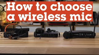 How to choose a wireless microphone system  Crutchfield [upl. by Merlina]