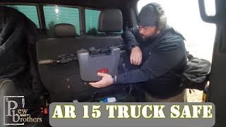 Truck Gun Safe AR15 [upl. by Harmaning608]