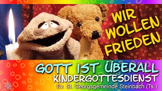 Kindergottesdienst quotWir wollen Frieden für allequot  Jammerlappen singt quotHevenu schalom alechemquot [upl. by Alameda584]