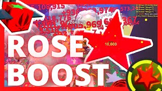 ROSE FIELD BOOST WITH elol  Roblox Bee Swarm Simulator [upl. by Bernt]