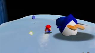 Super Mario 64  Easy shortcut in BIG PENGUIN RACE N64 [upl. by Washburn255]