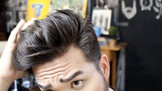 Como fazer topete  Hairstyle por Fabiano Okabayashi [upl. by Angadreme]