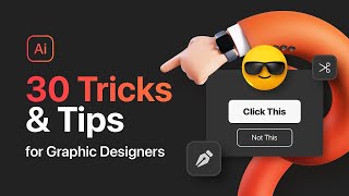 30 Illustrator Secrets Graphic Designers MUST KNOW [upl. by Nosyrb]