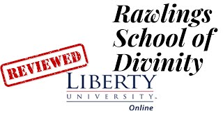 Review of Liberty University Rawlings School of Divinity [upl. by Howlan687]