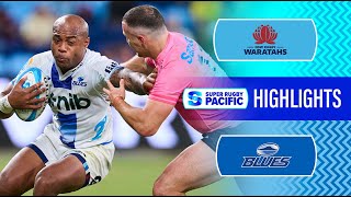 Super Rugby Pacific 2024  Waratahs v Blues  Round 4 Highlights [upl. by Aleck608]