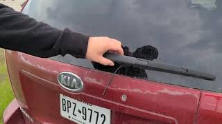 Kia Sedona Rear Wiper Replacement [upl. by Alrak]