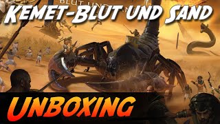 Kemet Blut und Sand  Brettspiel Unboxing Frosted Games [upl. by Hairom]