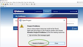 How To FIX Netbeans  Resolve Reference Problems [upl. by Yl732]