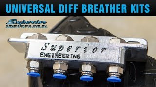 Superior Universal Diff Breather Kits [upl. by Mead]