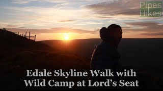 Edale Skyline Walk with Wild Camp at Lords Seat  23052019  20 Miles [upl. by Raeann]