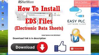 eds file registration in rsnetworx [upl. by Irena]