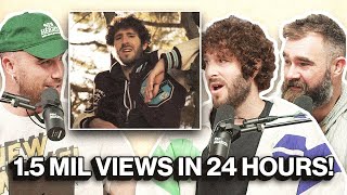 Lil Dicky tells Travis and Jason about his early viral hits and the surprising way he funded career [upl. by Edric]