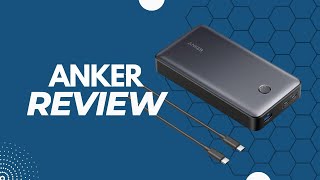 Review Anker Portable Charger 24000mAh 65W Power Bank 537 Power Bank PowerCore 24K for Laptop [upl. by Horatia]