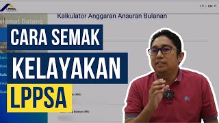 4 PILIHAN CARA SEMAK KELAYAKAN LPPSA ANDA [upl. by Davena]