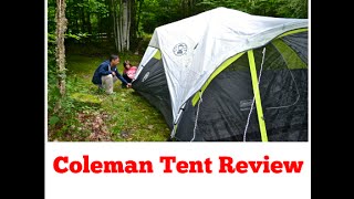 Coleman Tent Review  6 Person FAST PITCH™ [upl. by Ecital]