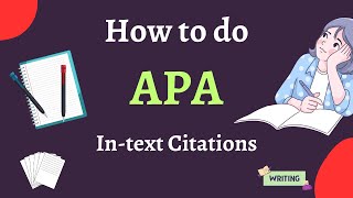 How to do APA 7 intext citation [upl. by Devlen750]