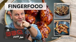 FINGERFOOD van de BBQ op een Grandhall Classic G2  Ik BBQ voor jou [upl. by Mohammed]