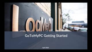 GoToMyPC  Getting Started Tutorial [upl. by Archaimbaud700]